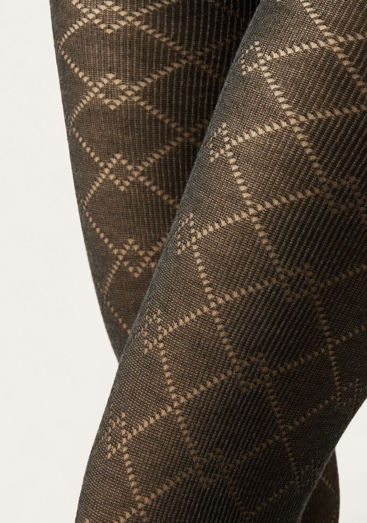 Calzedonia Calzedonia Diamond Tights with Cashmere size 3/4 M/L Grey Size ONE SIZE - 3 Thumbnail