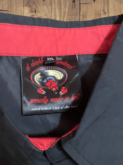 Vintage 🔥 EL DIABLO Switzerland Bowling Shirt – Hellish Drip 🔥 Size US XXL / EU 58 / 5 - 4 Thumbnail