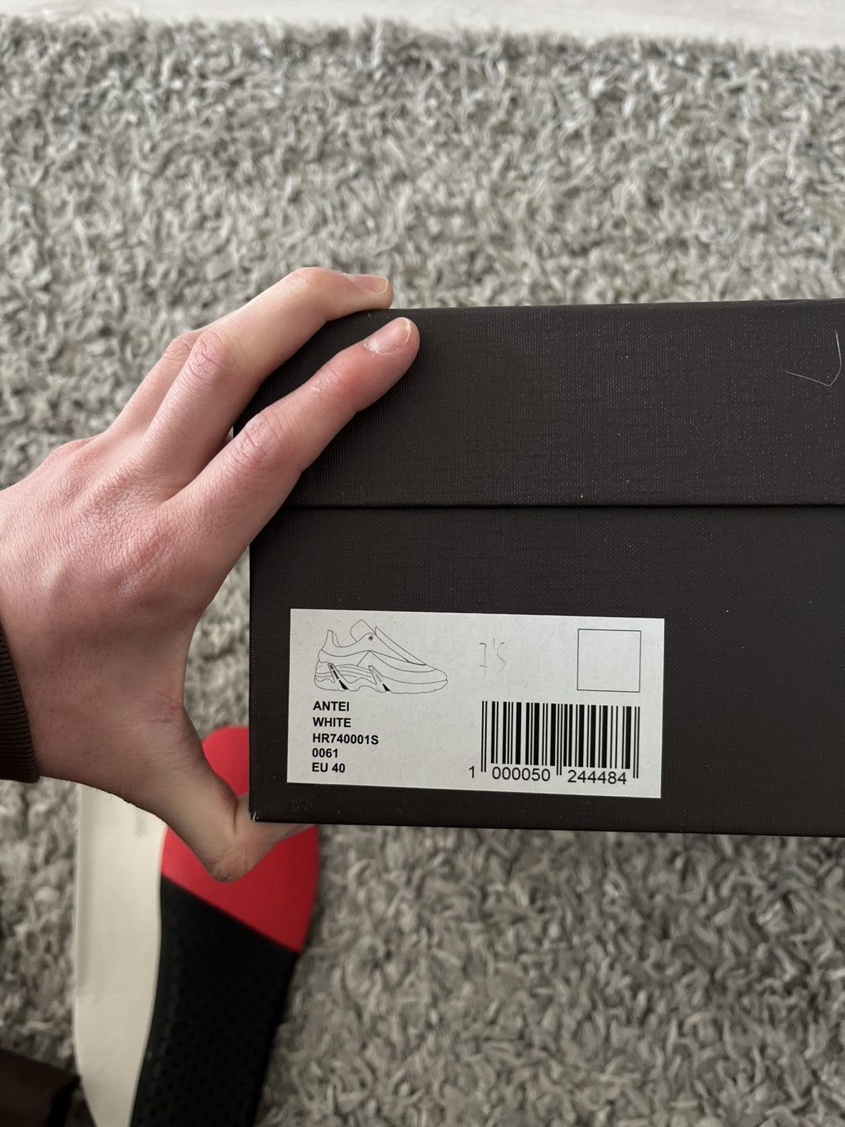 Raf Simons Raf Simons Runner White Antei Size US 7 / EU 40 - 8 Thumbnail