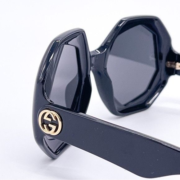 Gucci NEW GUCCI WOMEN BLACK SUNGLASSES Size ONE SIZE - 6 Thumbnail