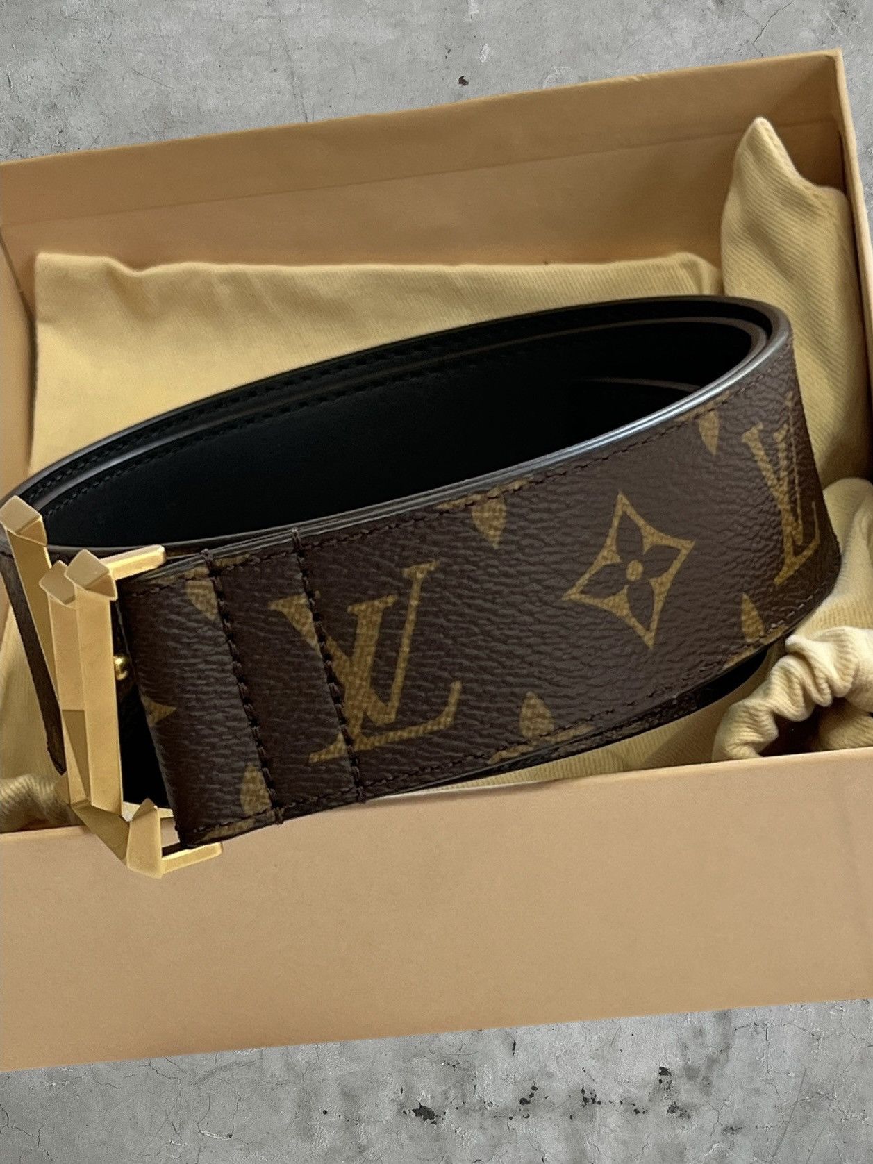 Louis Vuitton × Nigo Louis Vuitton Pyramid Belt Size 32 - 4 Thumbnail