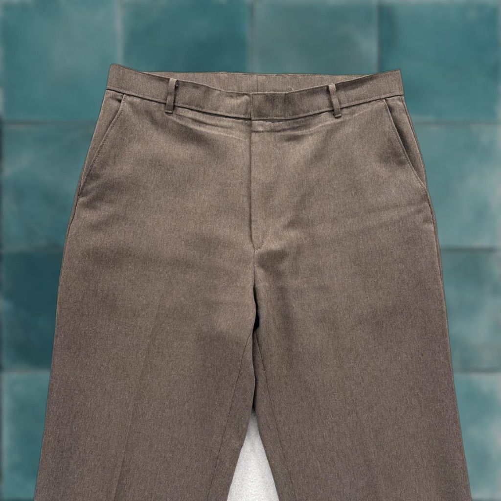 Levi's VINTAGE Levi's Action Slacks Dress Pants Mens 36x30 Brown 90s Dacron Polyester Slacks Dress Pants Mens Brown 90s Size US 36 / EU 52 - 1 Thumbnail