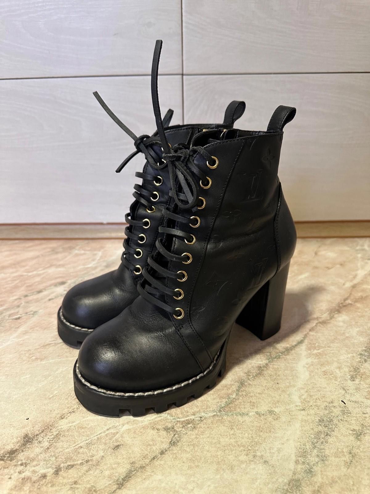 Louis Vuitton Louis Vuitton Star Trail Ankle Boot Black Size 37.5 Size US 7.5 / IT 37.5 - 1 Thumbnail
