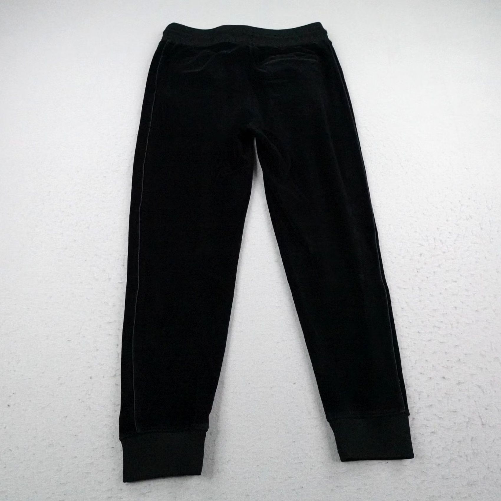 Hugo Boss HUGO BOSS Pants Mens M Black Velour Jogger Sweatpants Sweatpants Tracksuit Sweatpants Size 40R - 6 Thumbnail