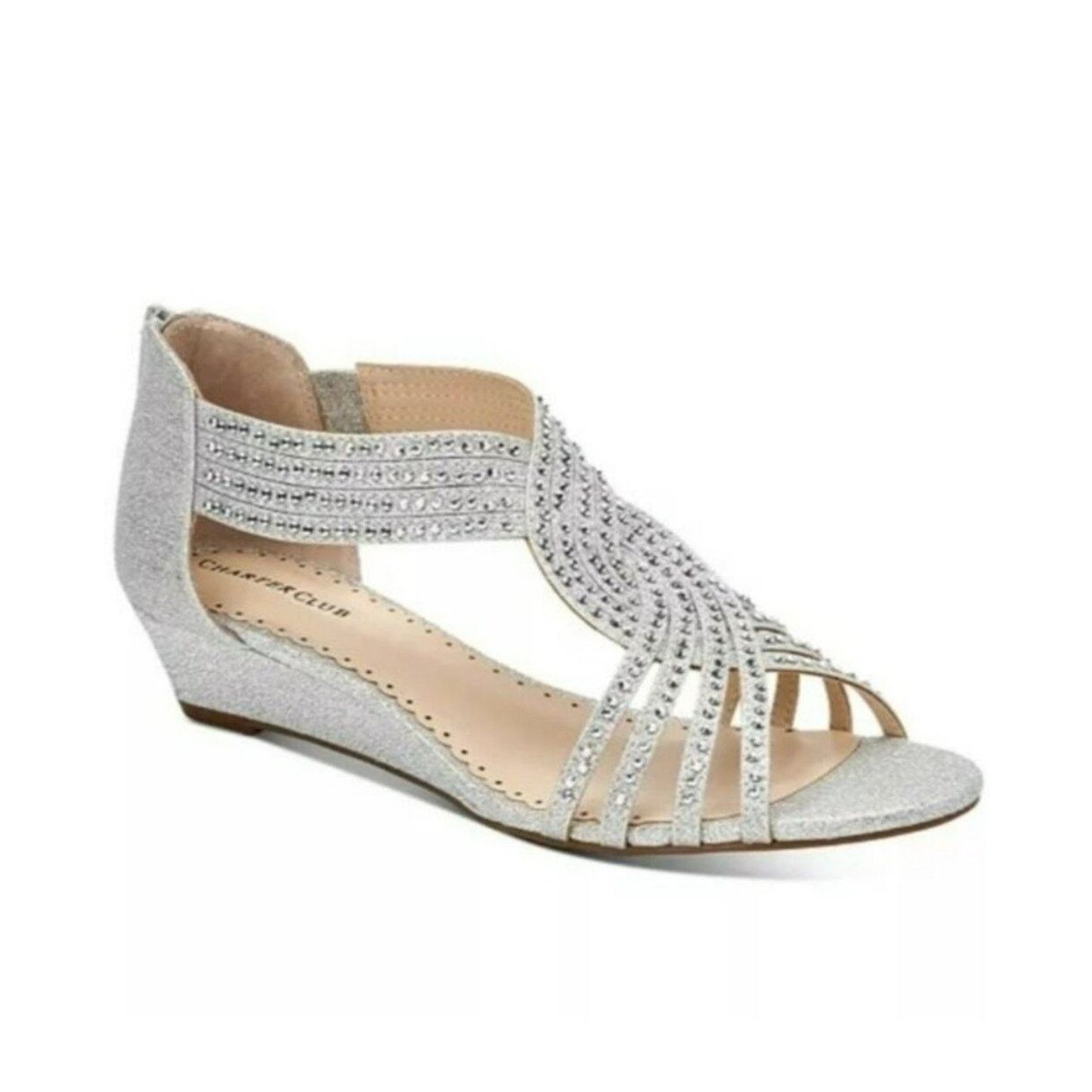 Other Charter Club Ginifur embellished wedge sandals women's 7.5 Size US 7.5 / IT 37.5 - 2 Thumbnail