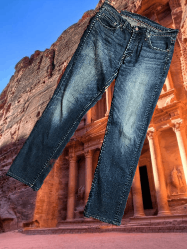 Levi's × Vintage Vintage Y2K Levis 511 Wide Light Blue Denim Pants Size US 33 - 1 Thumbnail