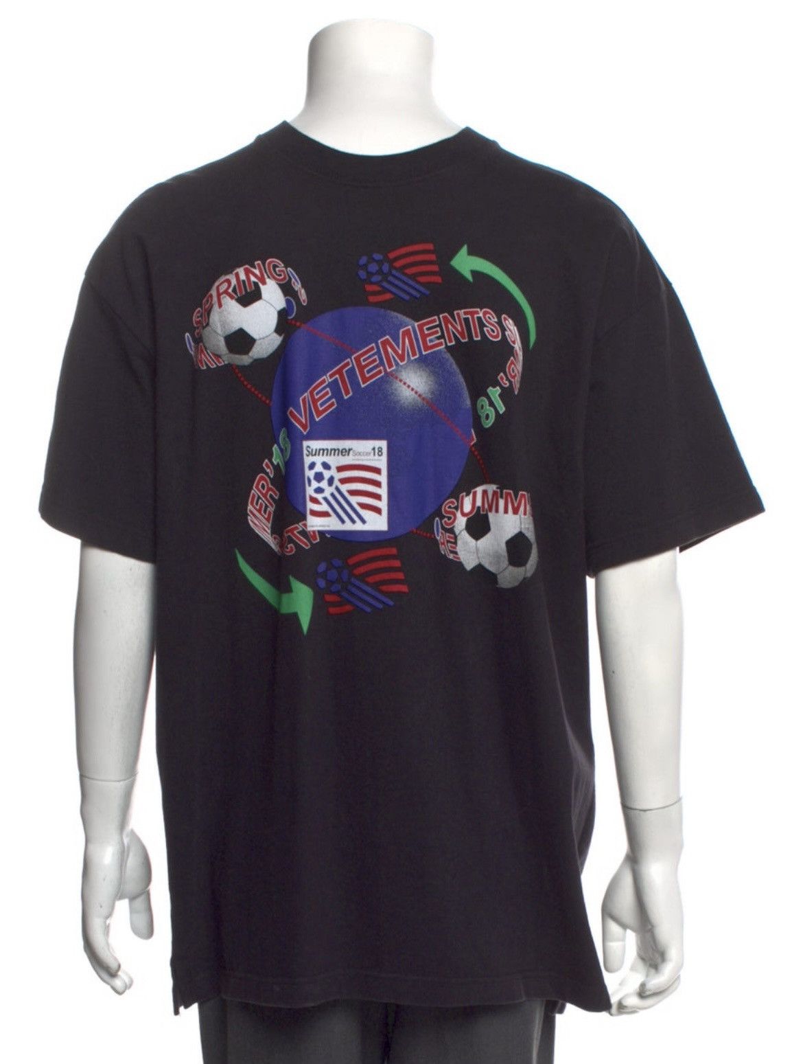 Vetements Vetements SS18 Reconstructed Soccer T-Shirt Polo Size US S / EU 44-46 / 1 - 18 Thumbnail