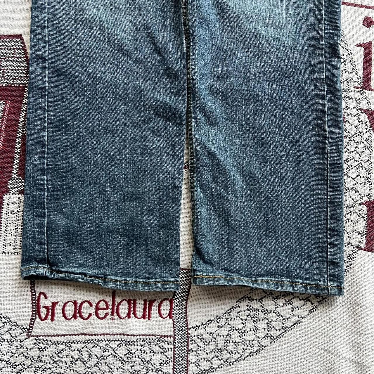 Japanese Brand × Vintage Vintage Y2K Grunge Dark Wash Skater Style denim jeans! Size US 38 / EU 54 - 6 Thumbnail