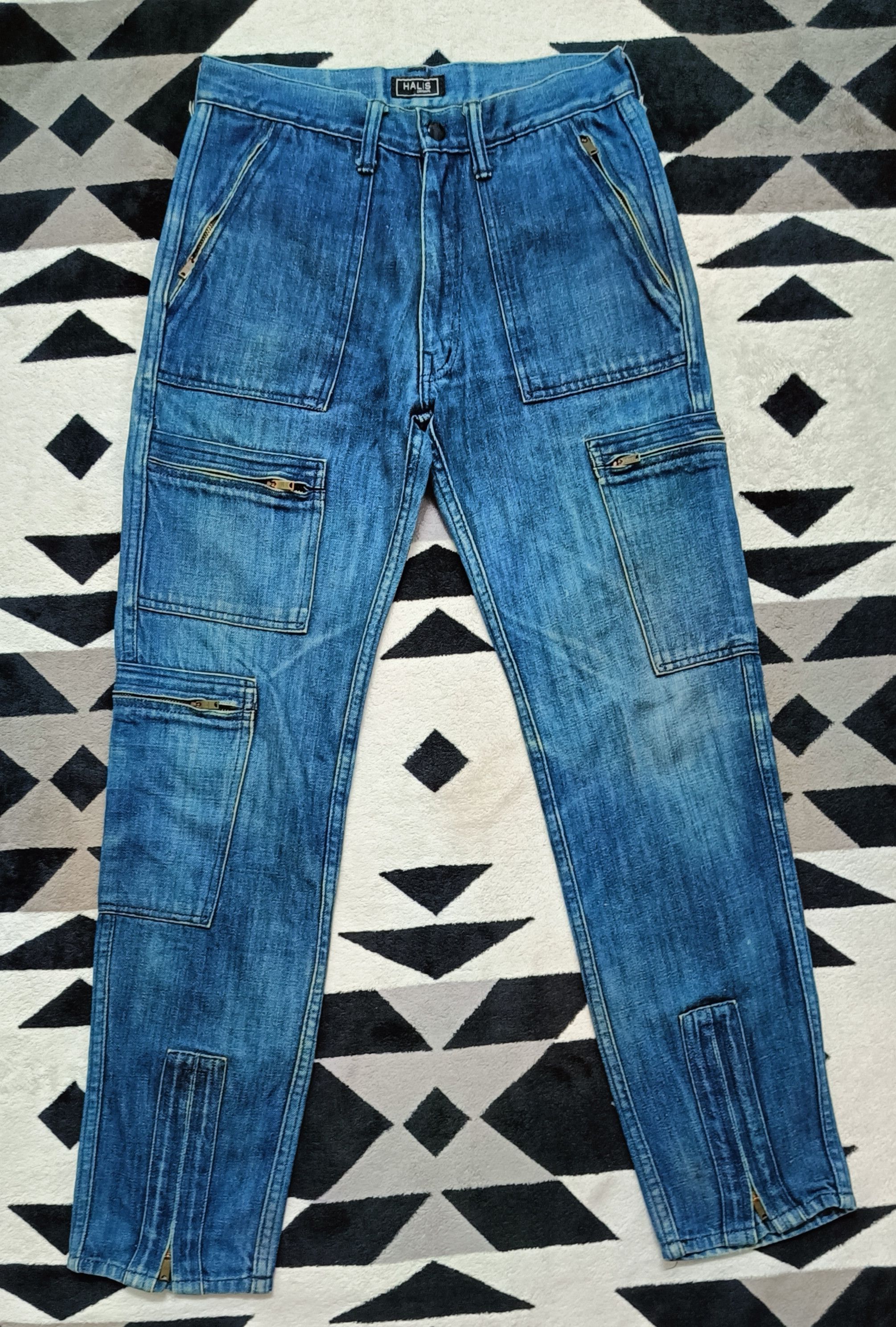 Japanese Brand 🔥🔥 Rare Japanese Brand Halis Denim Jeans Size 30" / US 8 / IT 44 - 1 Thumbnail