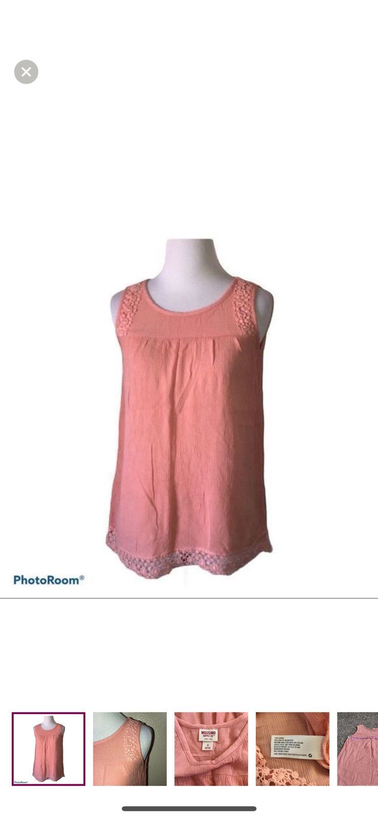 Mossimo Mossimo small pink tank top Size S / US 4 / IT 40 - 1 Thumbnail