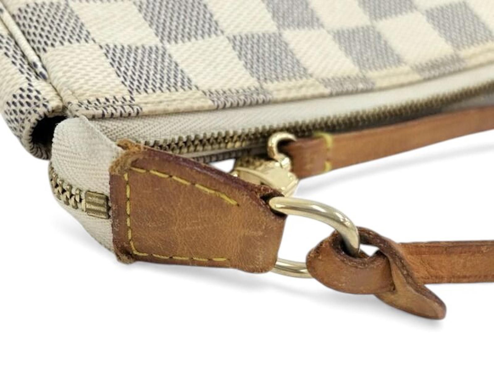 Louis Vuitton Louis Vuitton - Damier Azur Canvas Shoulder Bag Size ONE SIZE - 6 Thumbnail