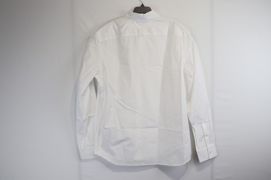 Bottega Veneta o1rshd1 Popelin Button Shirt in White Size US L / EU 52-54 / 3 - 8 Thumbnail