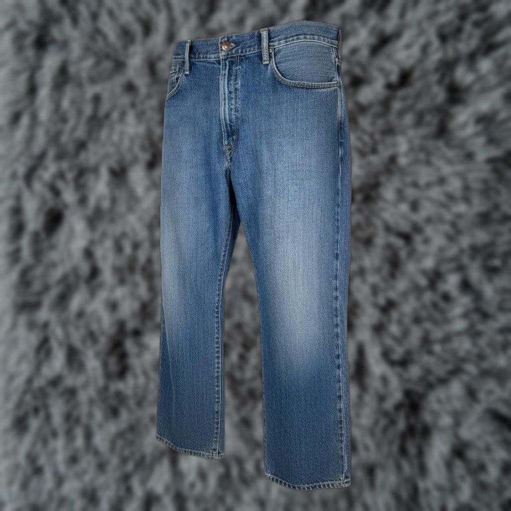 Polo Ralph Lauren Polo Ralph Lauren Jeans 34x30 Thompson Relaxed Straight Denim Blue Medium Wash Mens Size US S / EU 44-46 / 1 - 1 Thumbnail