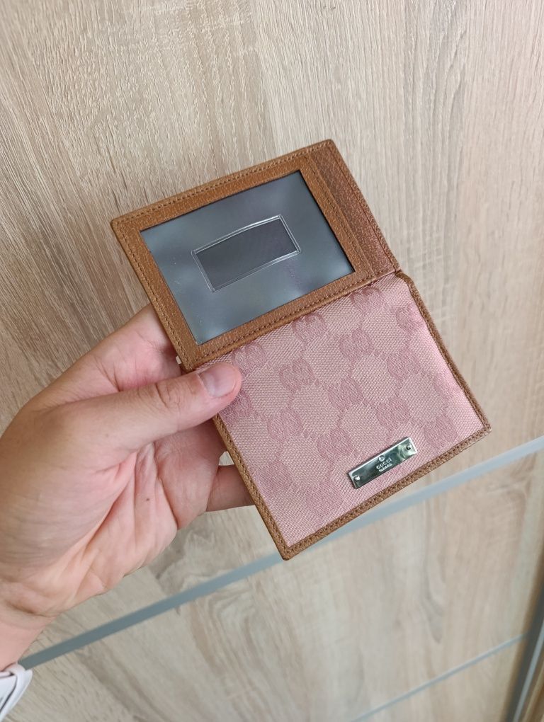 Gucci Gucci Pink Card Holder Leather Wallet Size ONE SIZE - 5 Thumbnail
