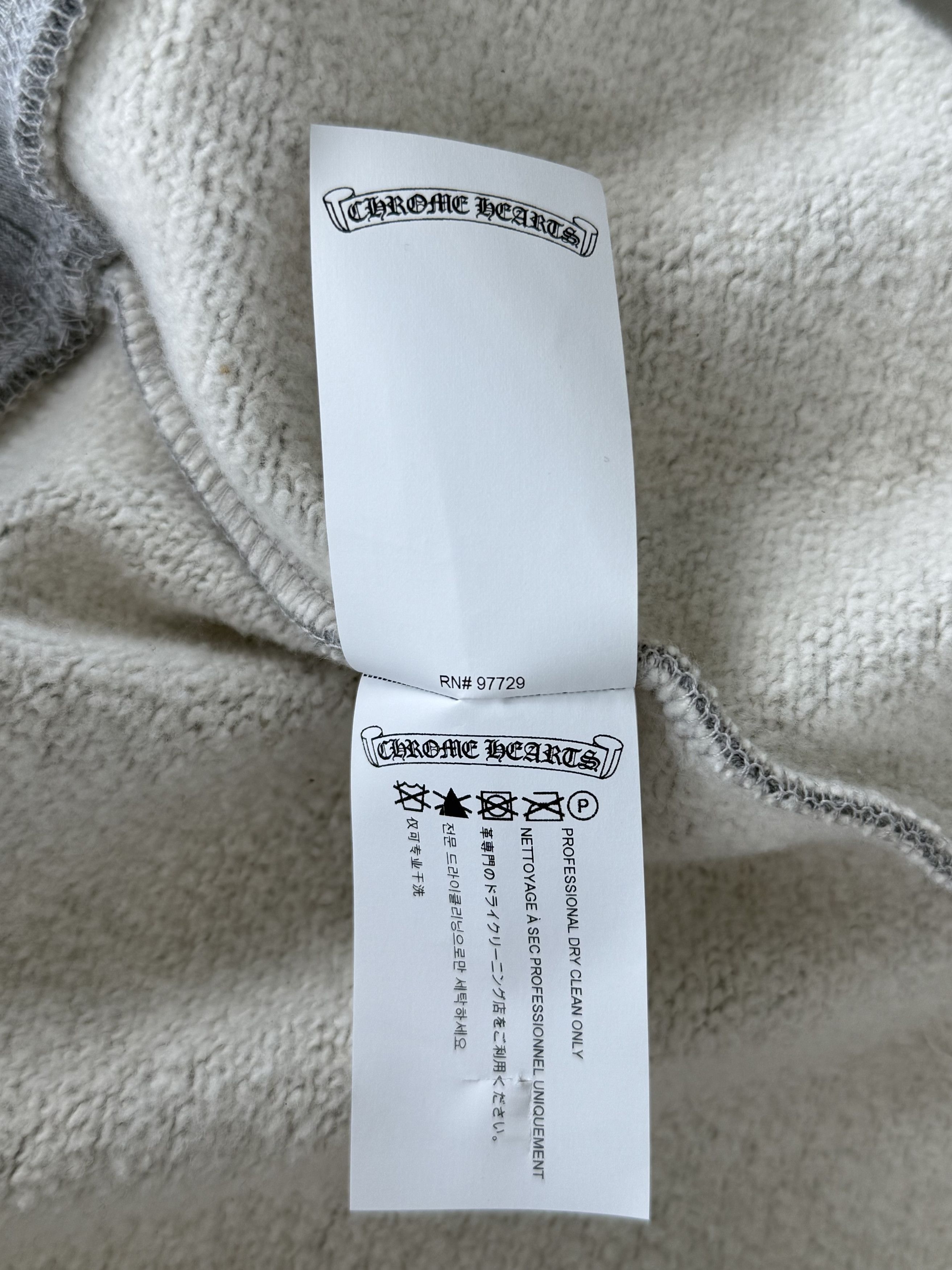 Chrome Hearts Grey & Black Triple Cross Patch Paper Jam Hoodie Size US XXL / EU 58 / 5 - 5 Thumbnail