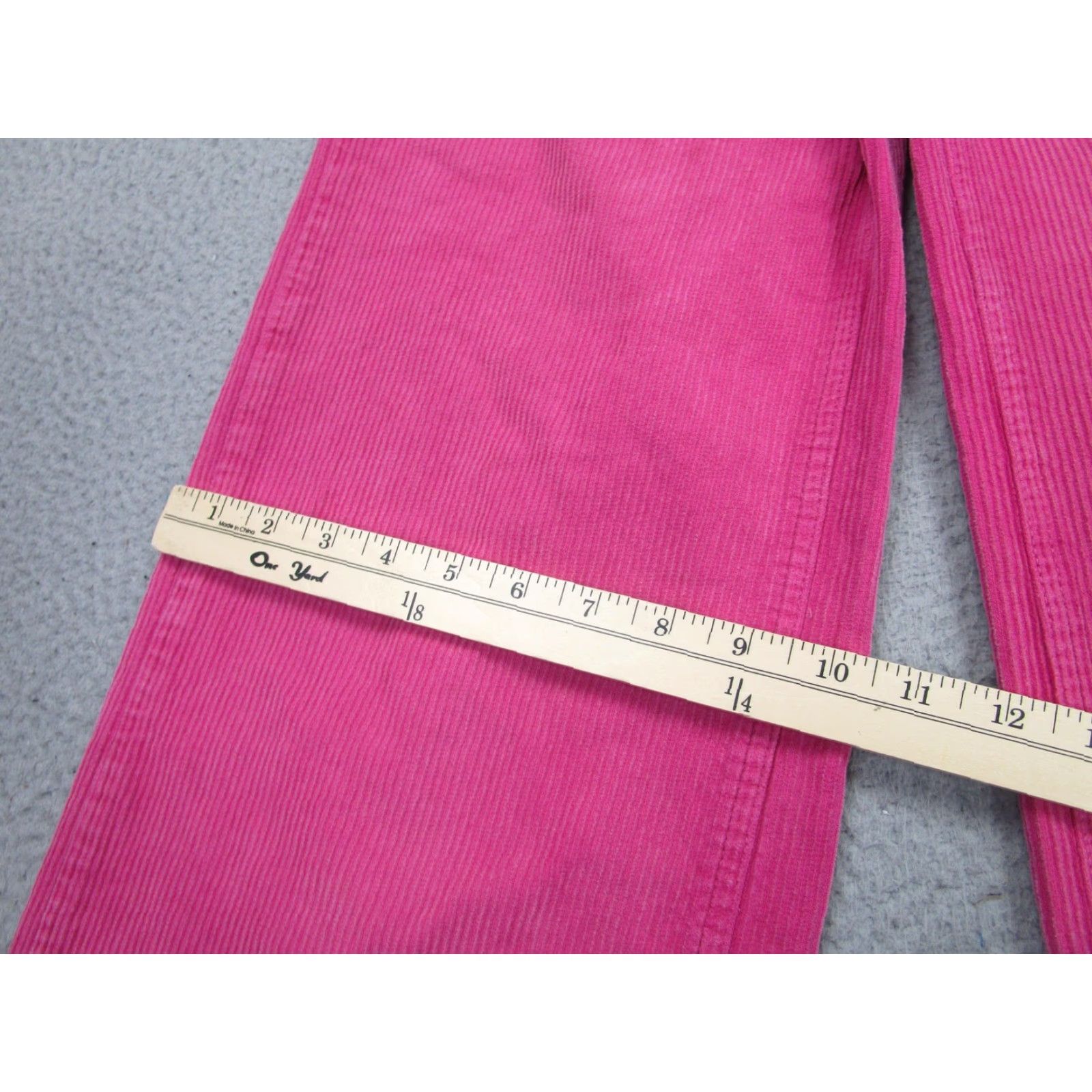 Bdg BDG Urban Outfitters Pants Womens 26 Pink High & Wide Corduroy Wide Leg Jeans Womens 26 Pink Corduroy Wide-Leg Jeans BDG Size 26" / US 2 / IT 38 - 4 Thumbnail