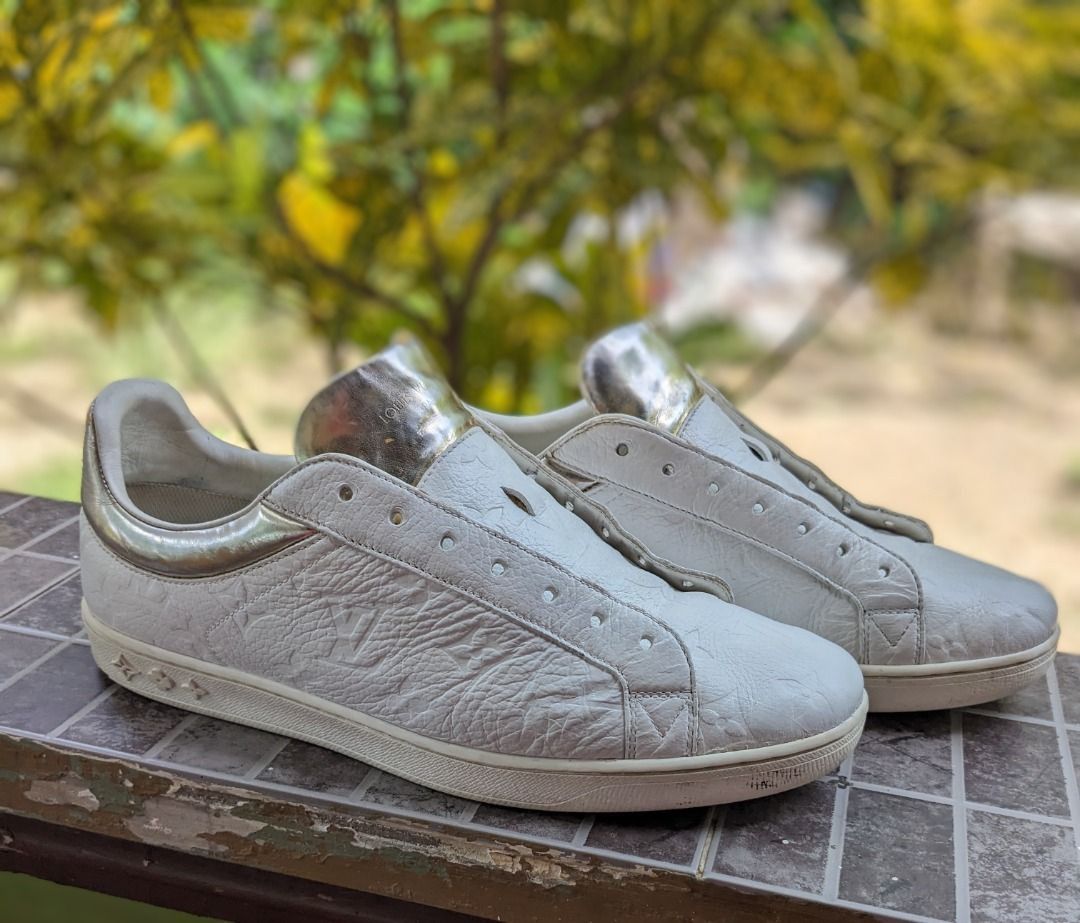 Louis Vuitton Louis Vuitton Luxembourg White Monogram Trainer Sneakers S8 Size US 9.5 / EU 42-43 - 5 Thumbnail