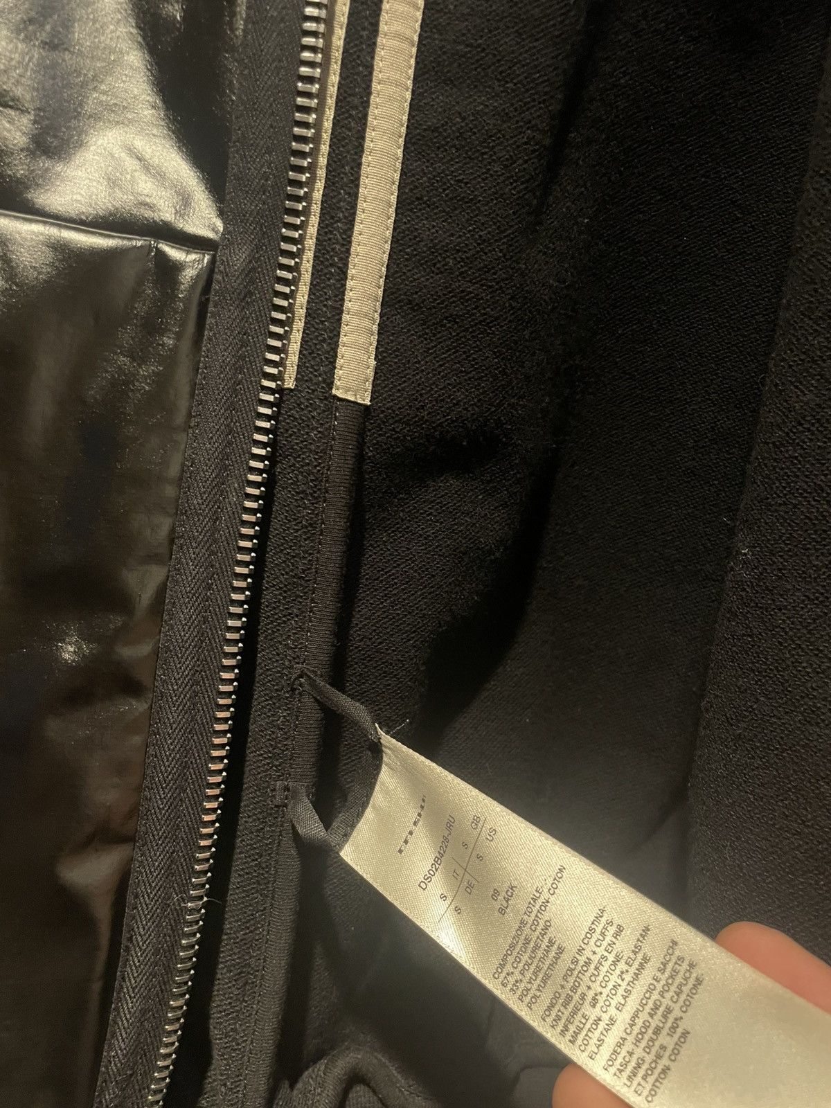 Rick Owens Rick owens gimp coated hoodie zip up Size US S / EU 44-46 / 1 - 6 Thumbnail