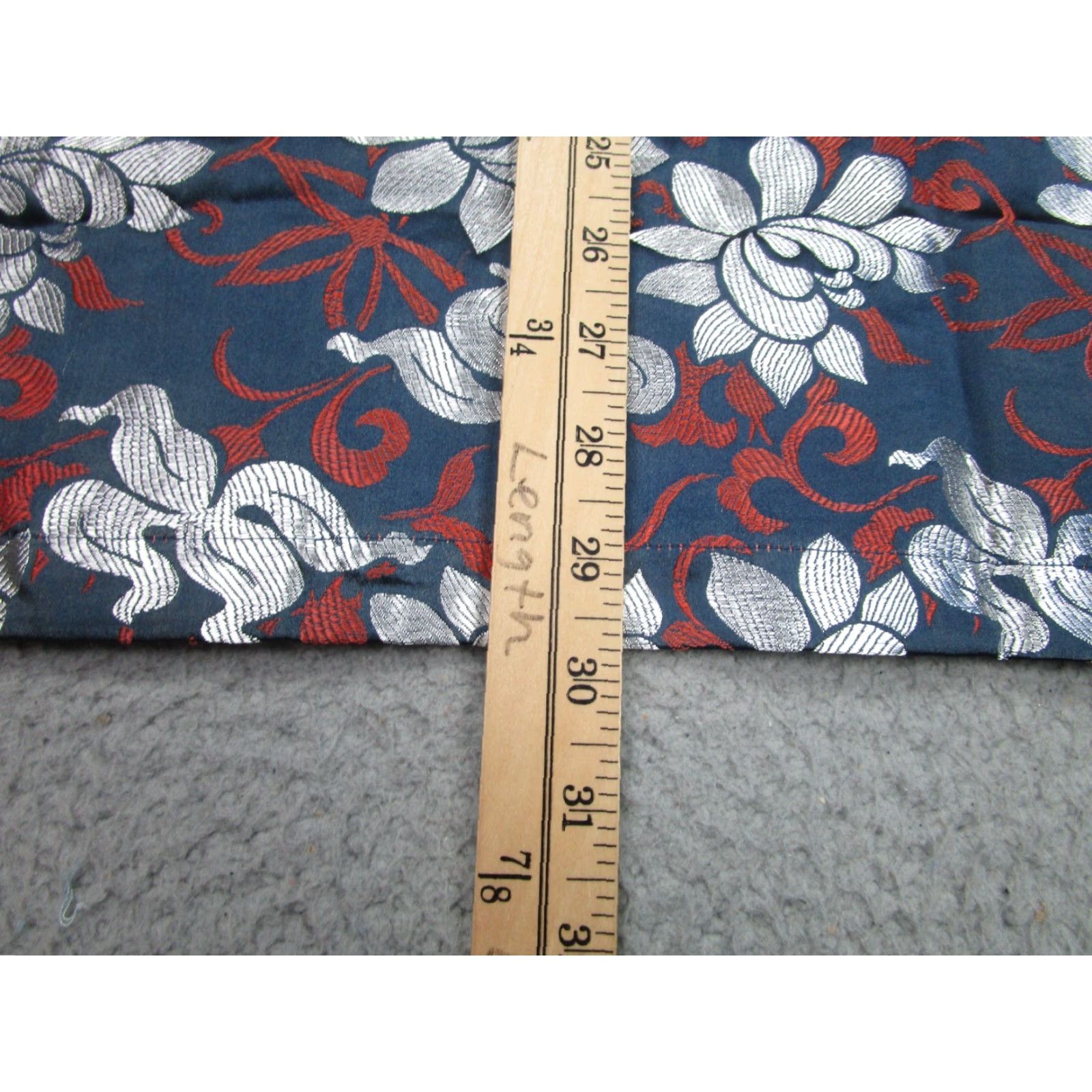 Gloverall VINTAGE Kno Betta Shirt Blue Floral Flowers Metallic Satin y2k All Over mens M Size US M / EU 48-50 / 2 - 7 Thumbnail