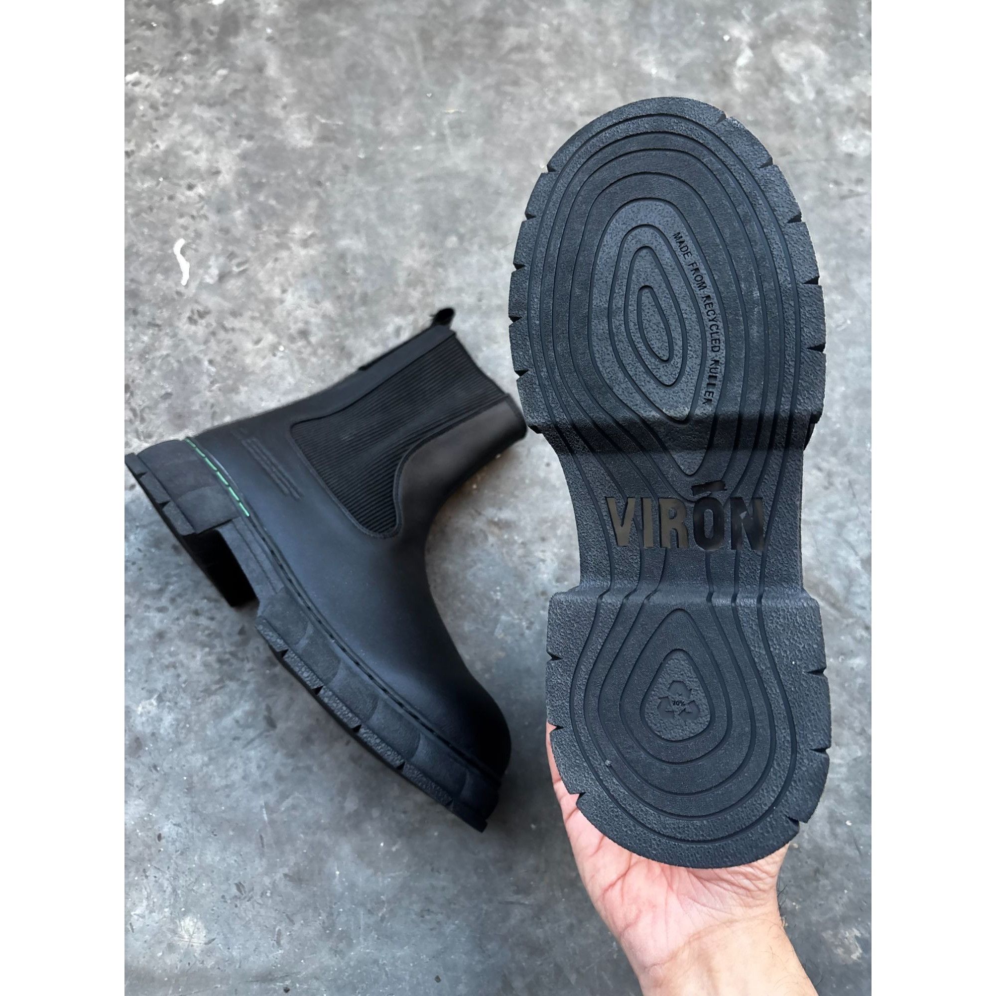 VIRON Viron 1997 Sustainable Black Chelsea Boots Size 39 Brand New Size US 9 / IT 39 - 6 Thumbnail