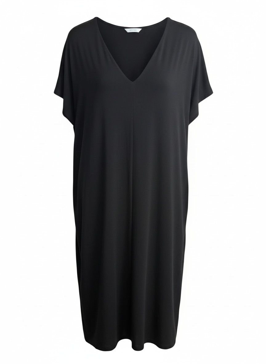 Other INTIMO Blac SPLIT FRONT DRESS Size ONE SIZE - 2 Thumbnail