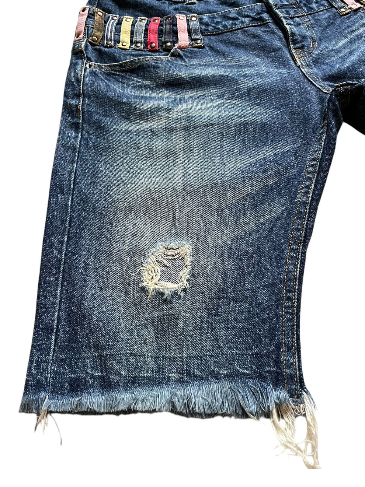 Japanese Brand Vintage Japanese Brand Double Waisted Jean Shorts Jorts Size US 32 / EU 48 - 6 Thumbnail