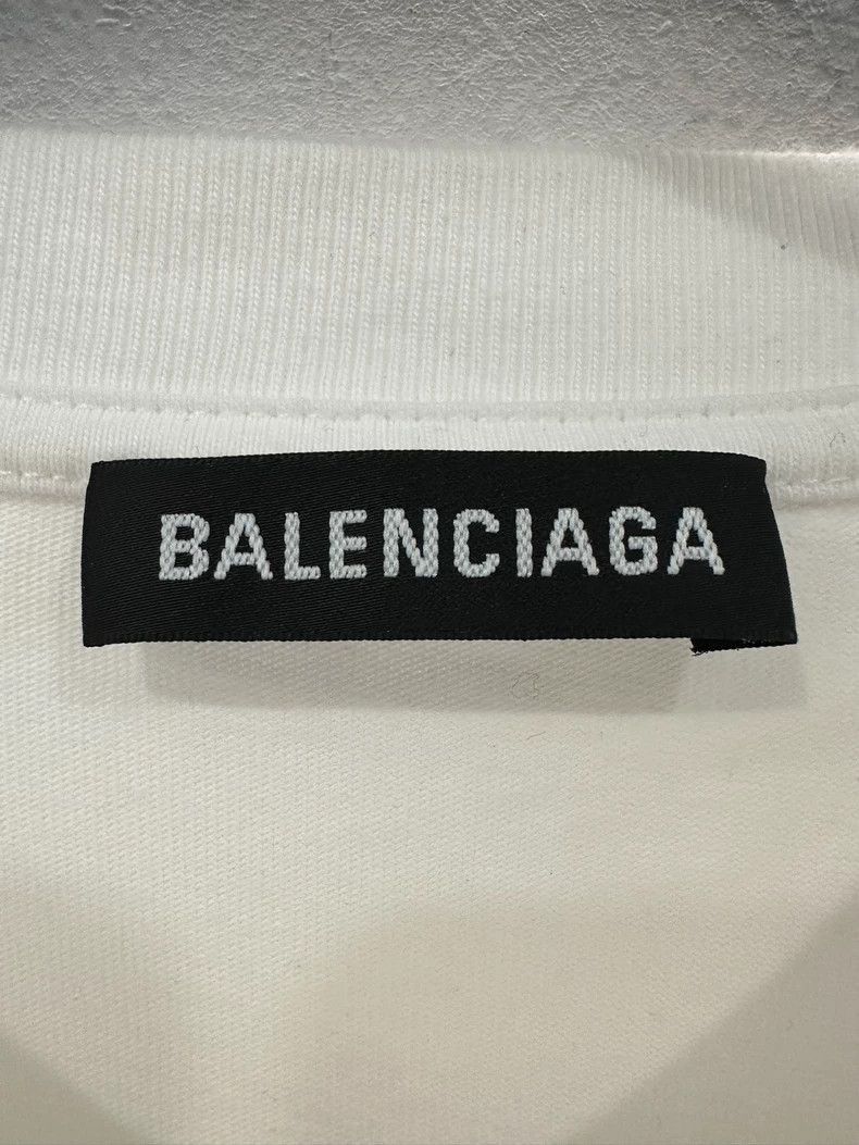 Balenciaga balenciaga paris white short sleeve Size US M / EU 48-50 / 2 - 4 Thumbnail