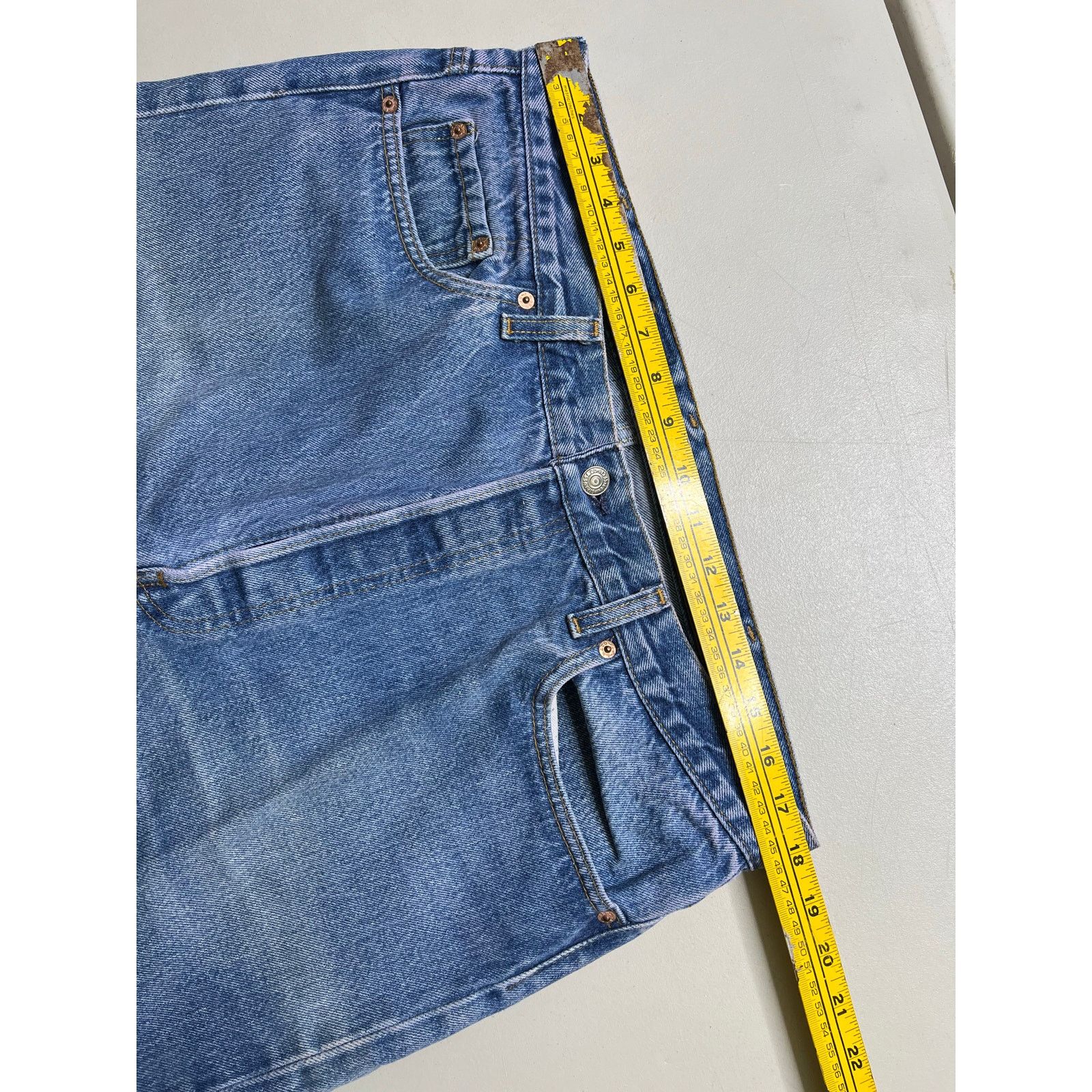 Levi's Vintage Levi’s 501xx Denim Jeans Button USA 40x33 dark Wash Size US 40 / EU 56 - 8 Thumbnail