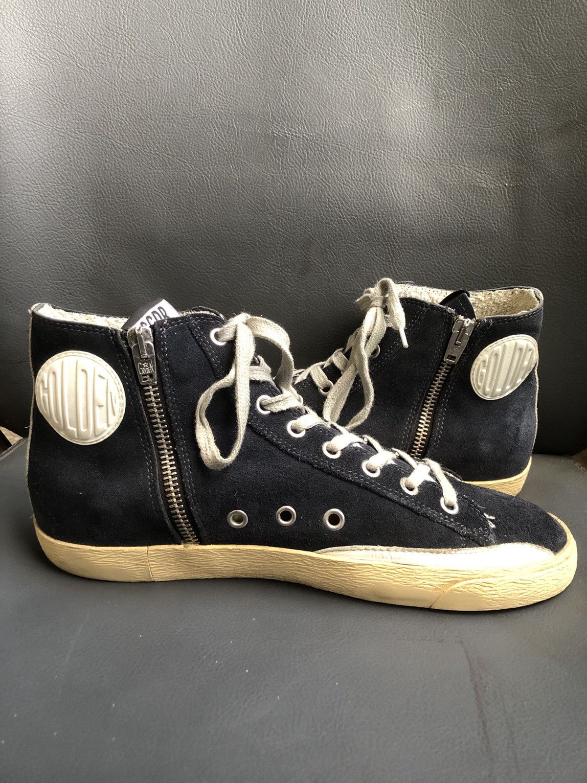 Golden Goose Golden Goose Francy Blue Suede Women’s Sneakers Size 38 Size US 8 / IT 38 - 8 Thumbnail