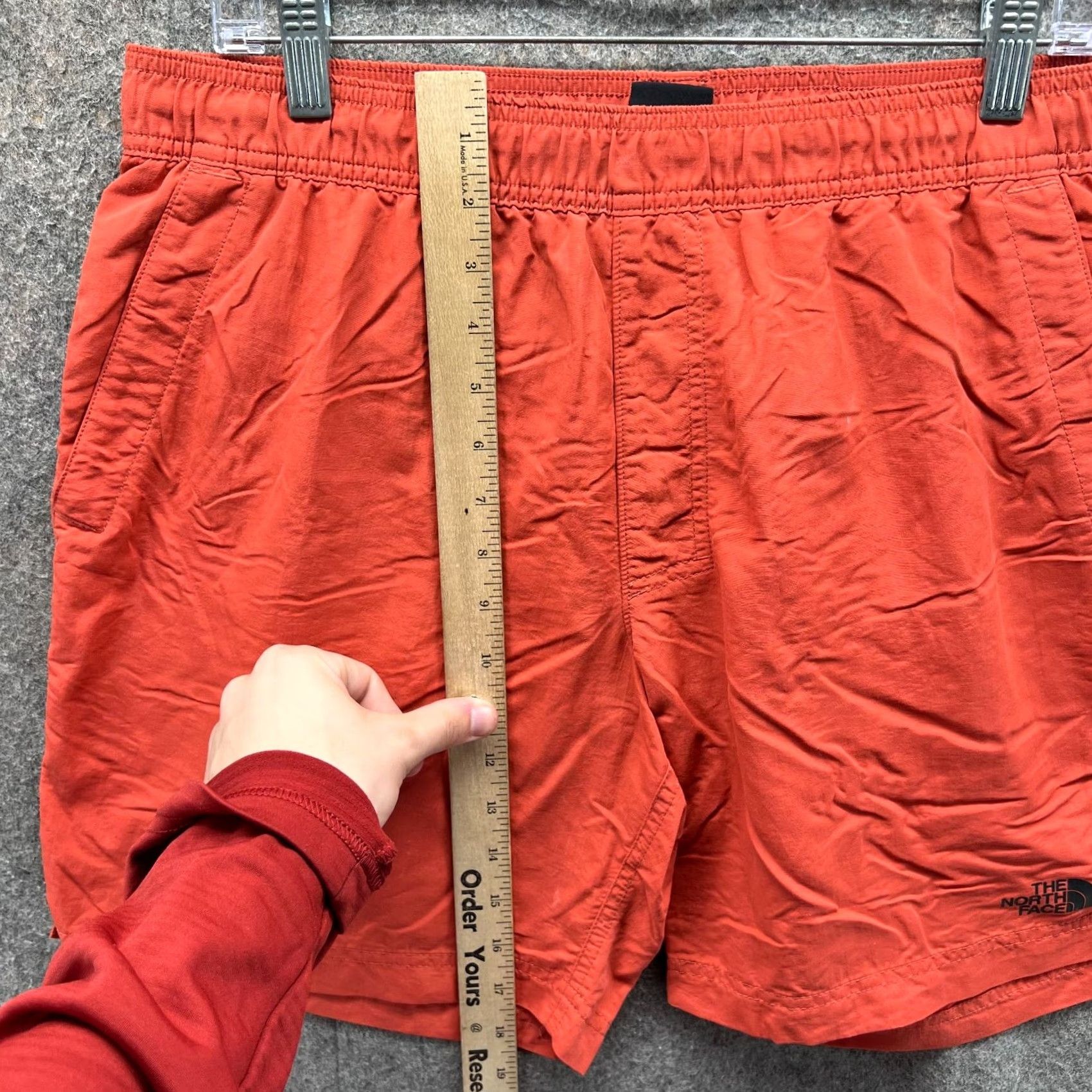 The North Face The North Face Board Shorts Mens Medium Adult Orange Swimwear Lined Summer Nylon Polyester Board Shorts Mens Orange 90s? Size US 31 - 4 Thumbnail