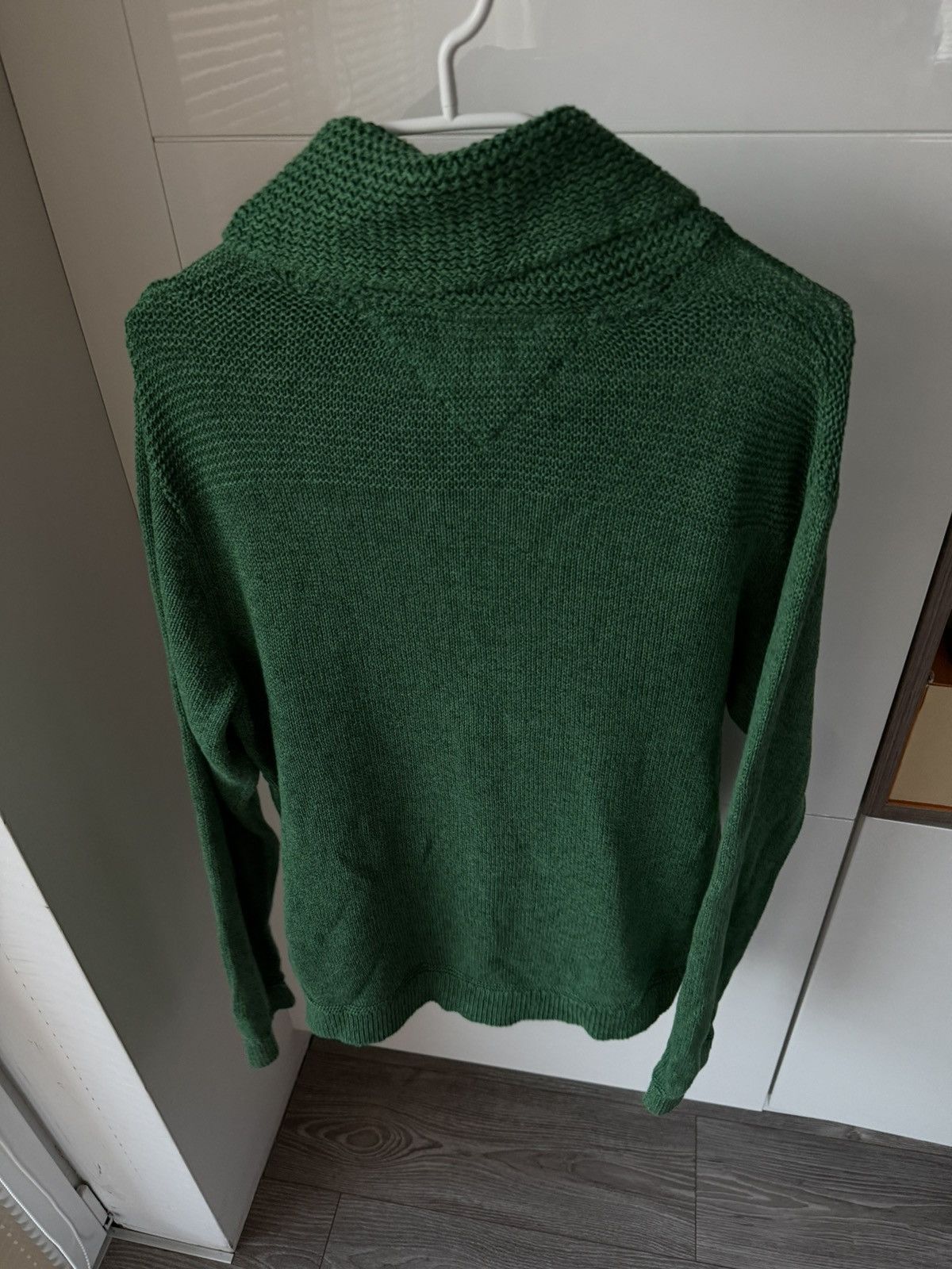 Tommy Hilfiger Tommy Hilfiger Linen Cotton Green Mens Sweater Size US M / EU 48-50 / 2 - 3 Thumbnail
