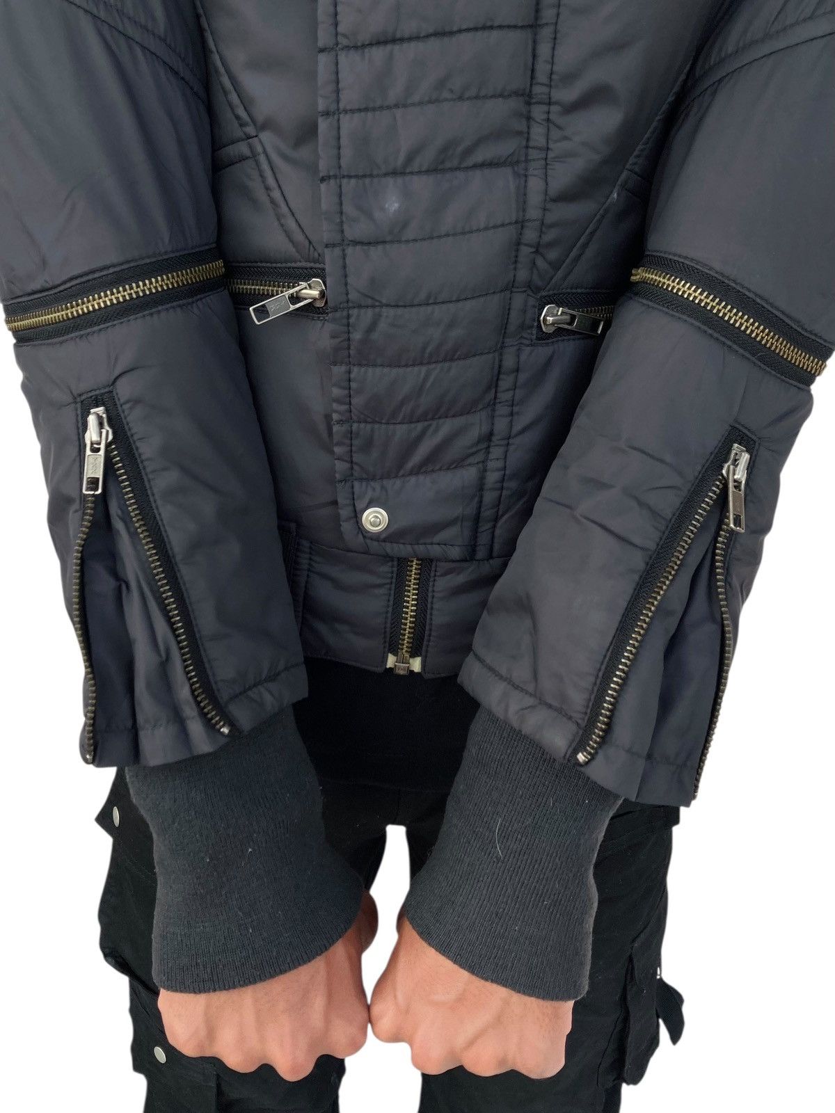 If Six Was Nine 2000s SLY - Multizip Cyber Jacket Size US M / EU 48-50 / 2 - 8 Thumbnail