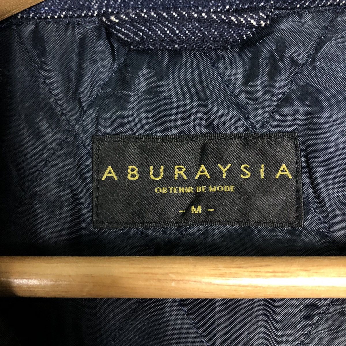 Japanese Brand 🔥90’s Vintage Denim Biker Jacket Aburaysia Issey Miyake Size US M / EU 48-50 / 2 - 16 Thumbnail
