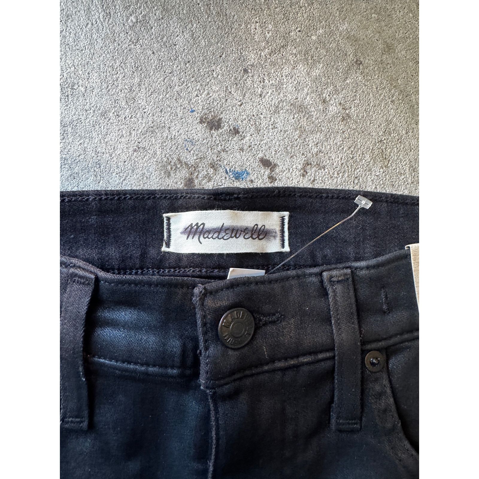 Madewell Madewell Black Stovepipe Pants (28) Size 28" / US 6 / IT 42 - 3 Thumbnail