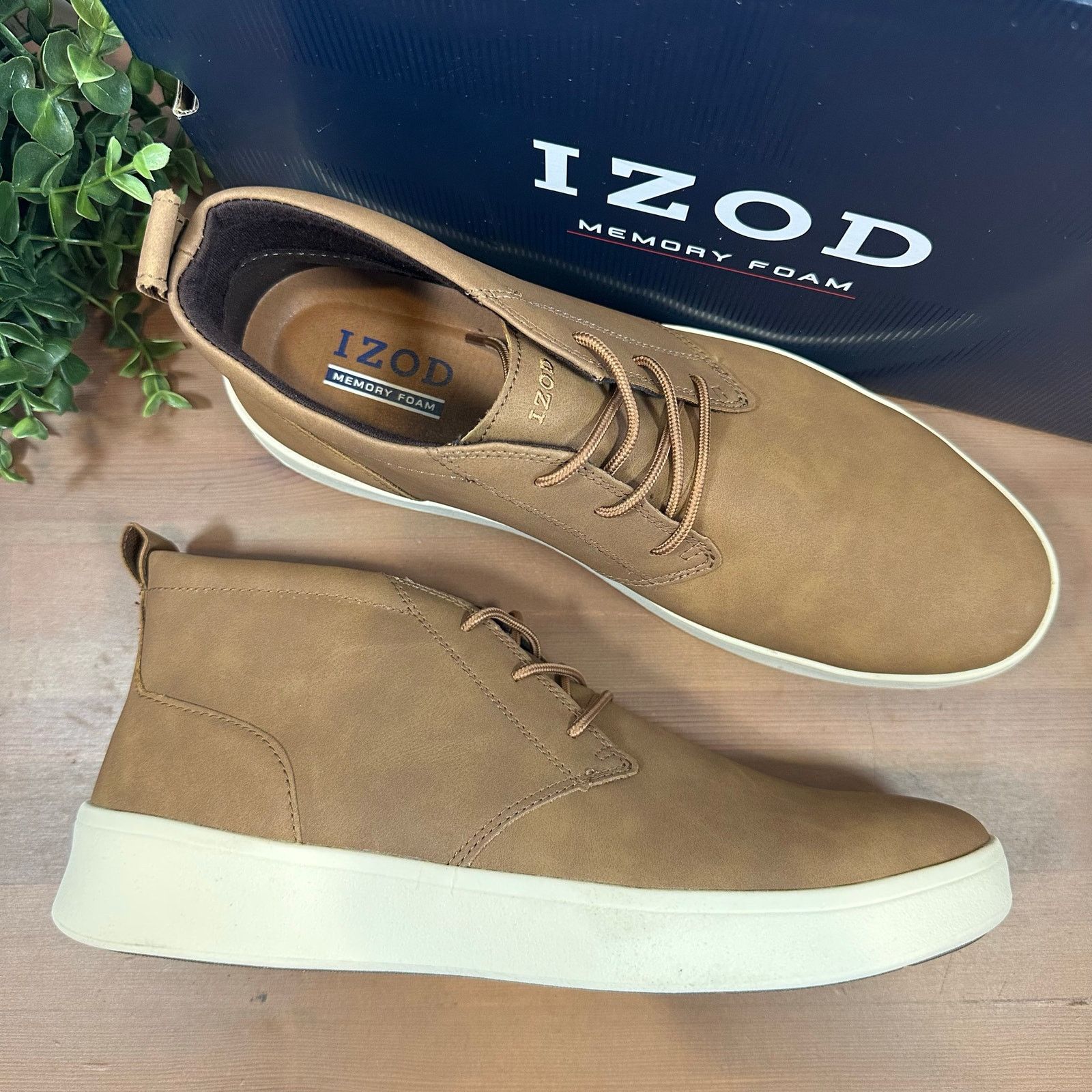Izod IZOD Men's Palmer Chukka Boots Black Size 10 Size US 10 / EU 43 - 1 Thumbnail