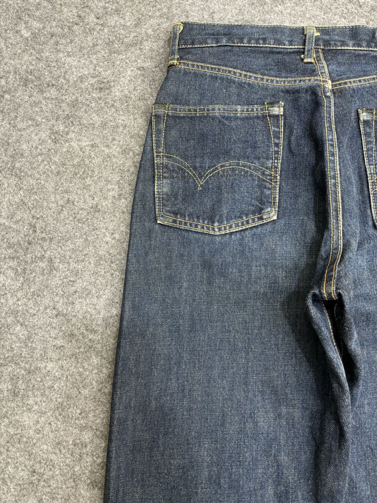 Japanese Brand 💥90s Wide Style💥Vintage Edwin 505 Selvedge Wide Denim F576 Size US 27 - 11 Thumbnail