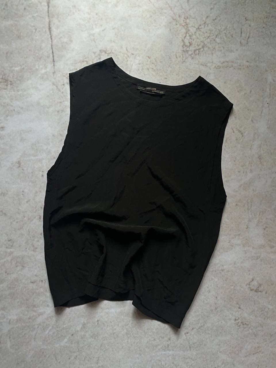 Allsaints × Vintage Vintage Allsaints Y2K Mini Logo Basic Luxury Tank Tee Size US M / EU 48-50 / 2 - 1 Thumbnail