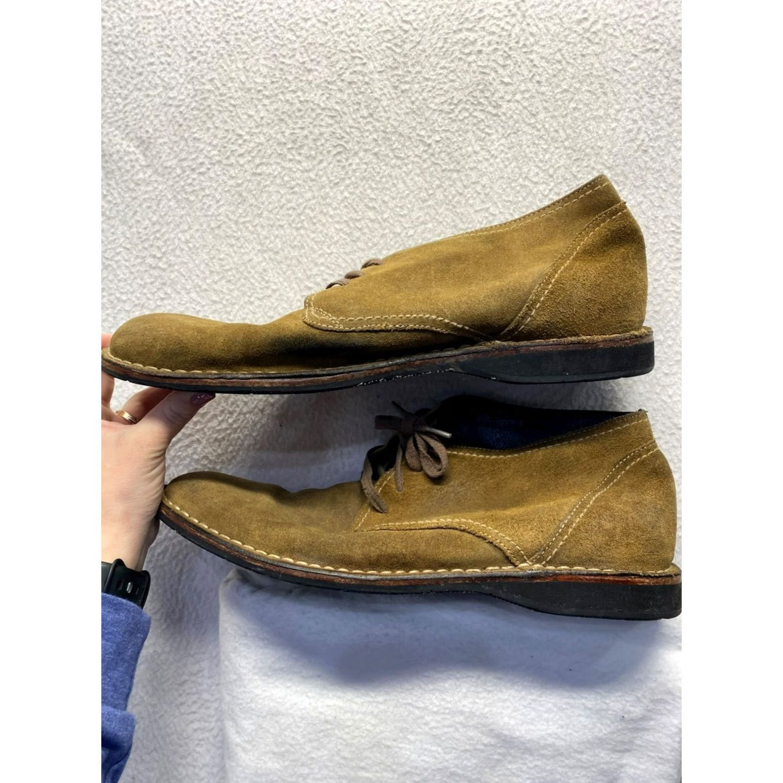 John Varvatos John Varvatos Chukka Boots Mens 13 Brown Suede Vintage 5955 Boots Size US 13 / EU 46 - 4 Thumbnail