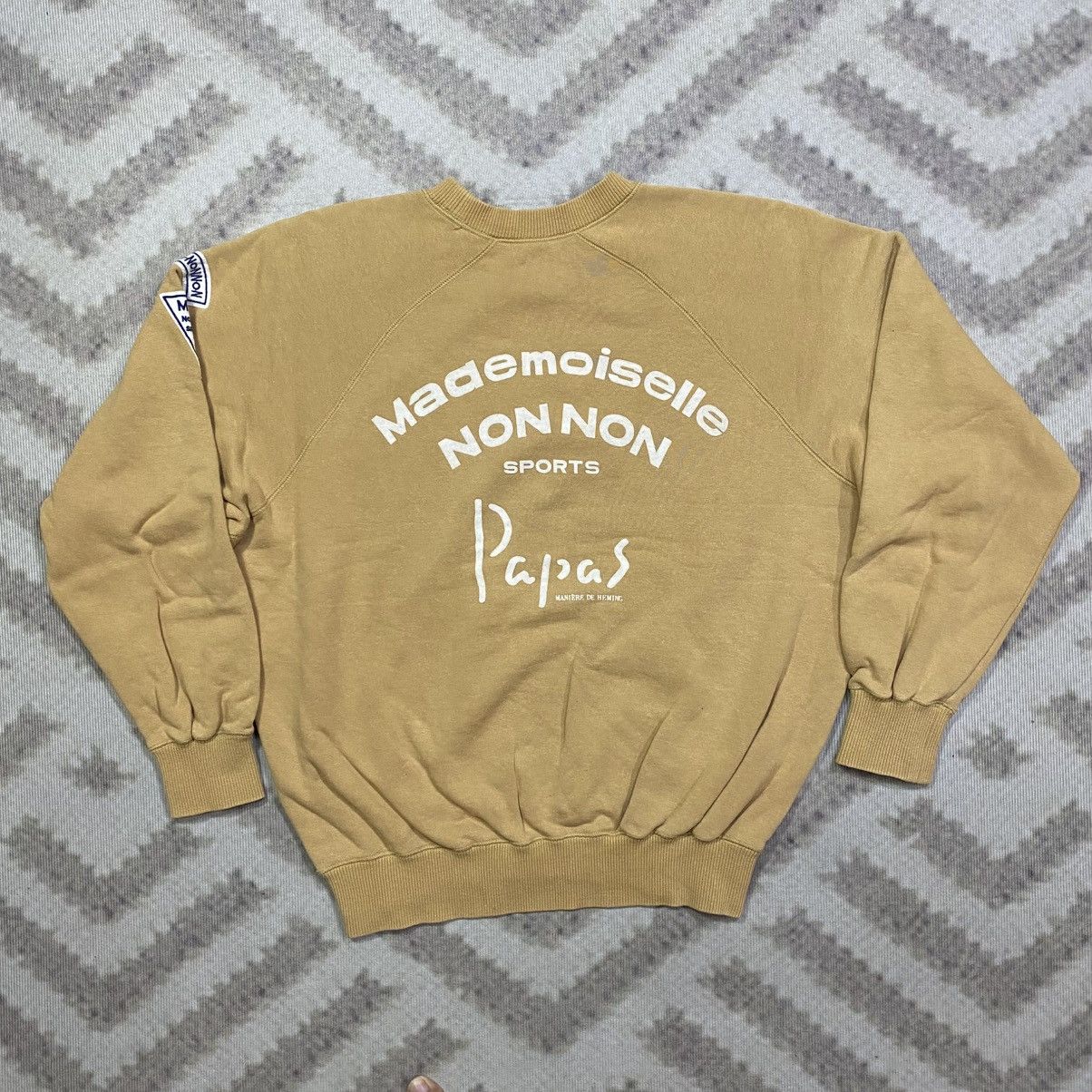 Issey Miyake MADEMOISELLE NON NON By ISSEY MIYAKE Spellout Sweatshirt Size US S / EU 44-46 / 1 - 1 Thumbnail