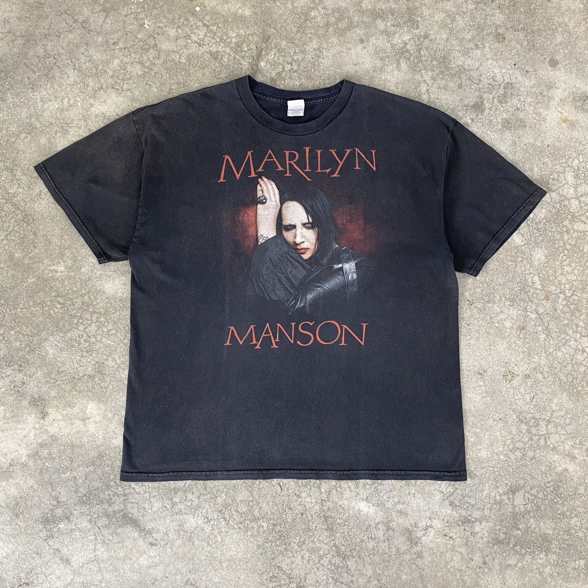 Band Tees VTG 2000s Marilyn Manson N. American Tour Double Sided Tee Size US XXL / EU 58 / 5 - 1 Thumbnail