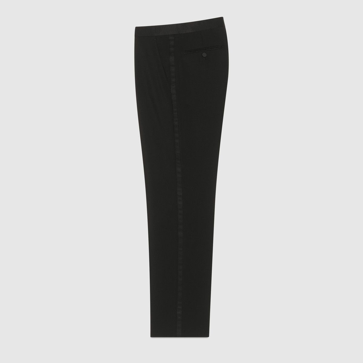 Gucci oc11z1025 Tapered Wool Mohair Tuxedo Suit in Black Size US M / EU 48-50 / 2 - 7 Thumbnail