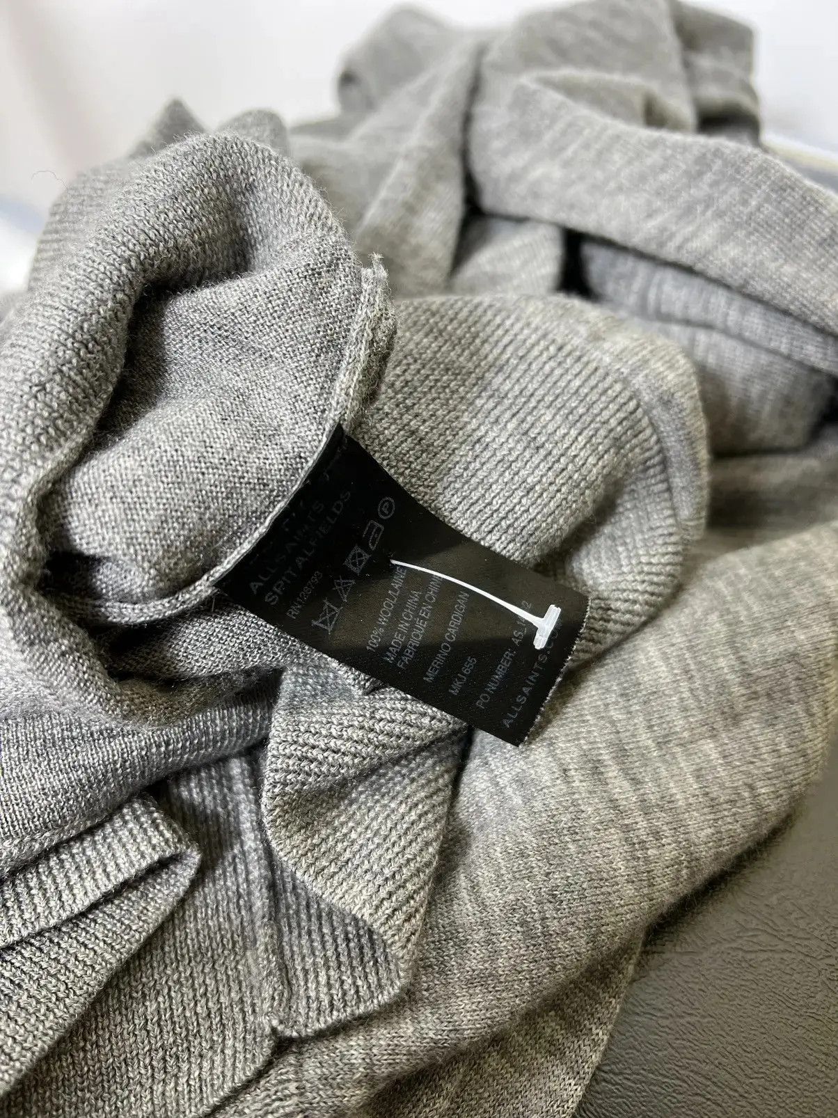 Allsaints × Japanese Brand × Vintage Vintage All Saints merino cardigan Size US M / EU 48-50 / 2 - 4 Thumbnail