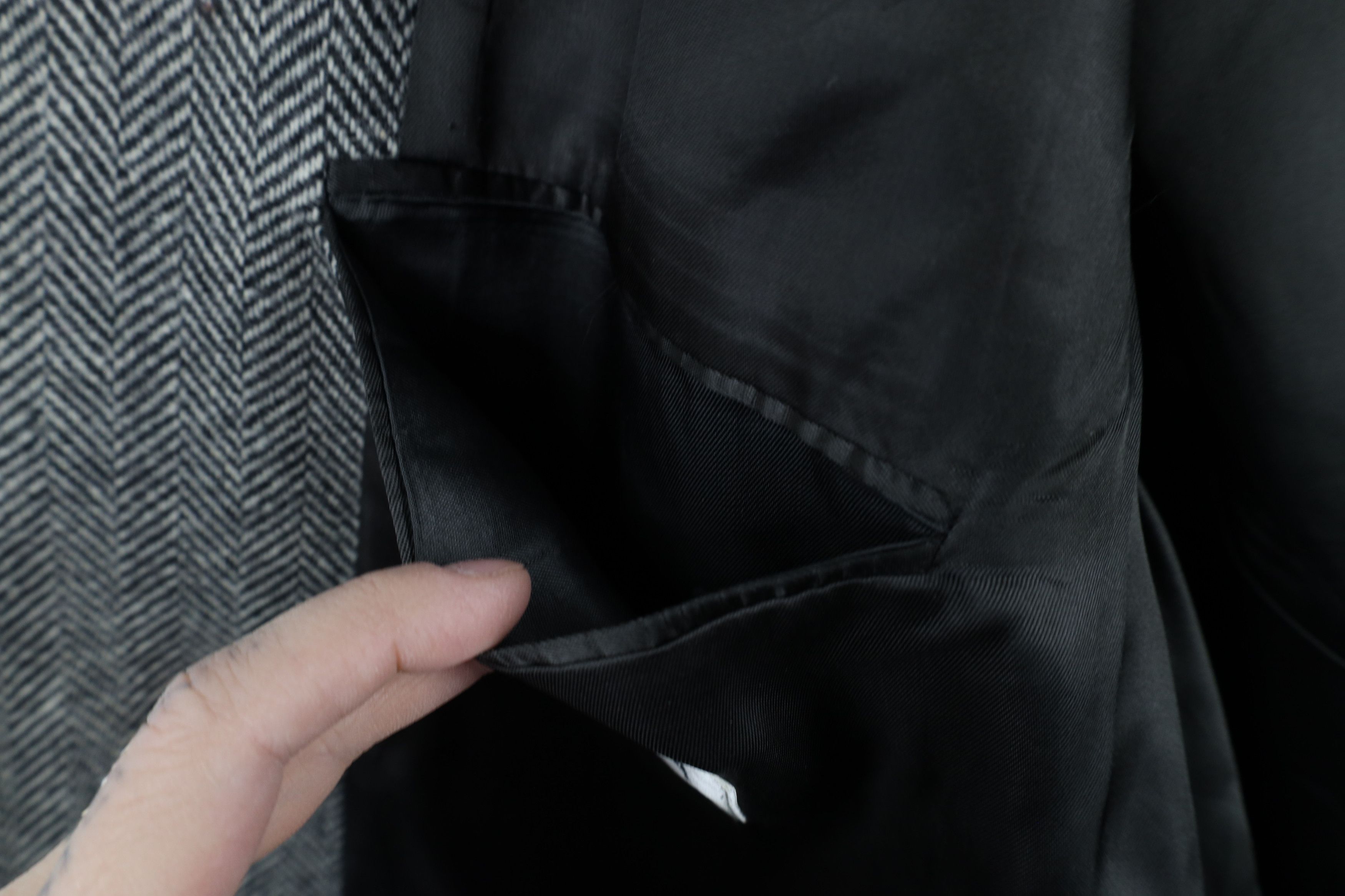 Vintage Vintage 90s Streetwear Herringbone 2 Button Blazer Jacket Size US XXL / EU 58 / 5 - 12 Thumbnail