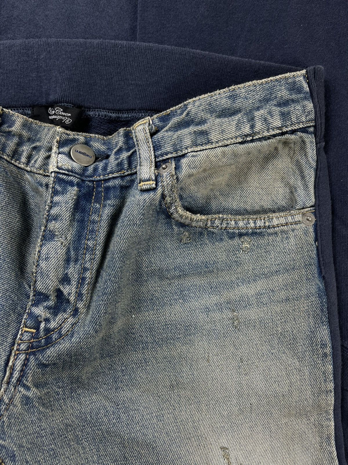 Undercover SS11 Undercover Underman Hybrid Sweatpant Denim Jeans Size US 28 / EU 44 - 4 Thumbnail
