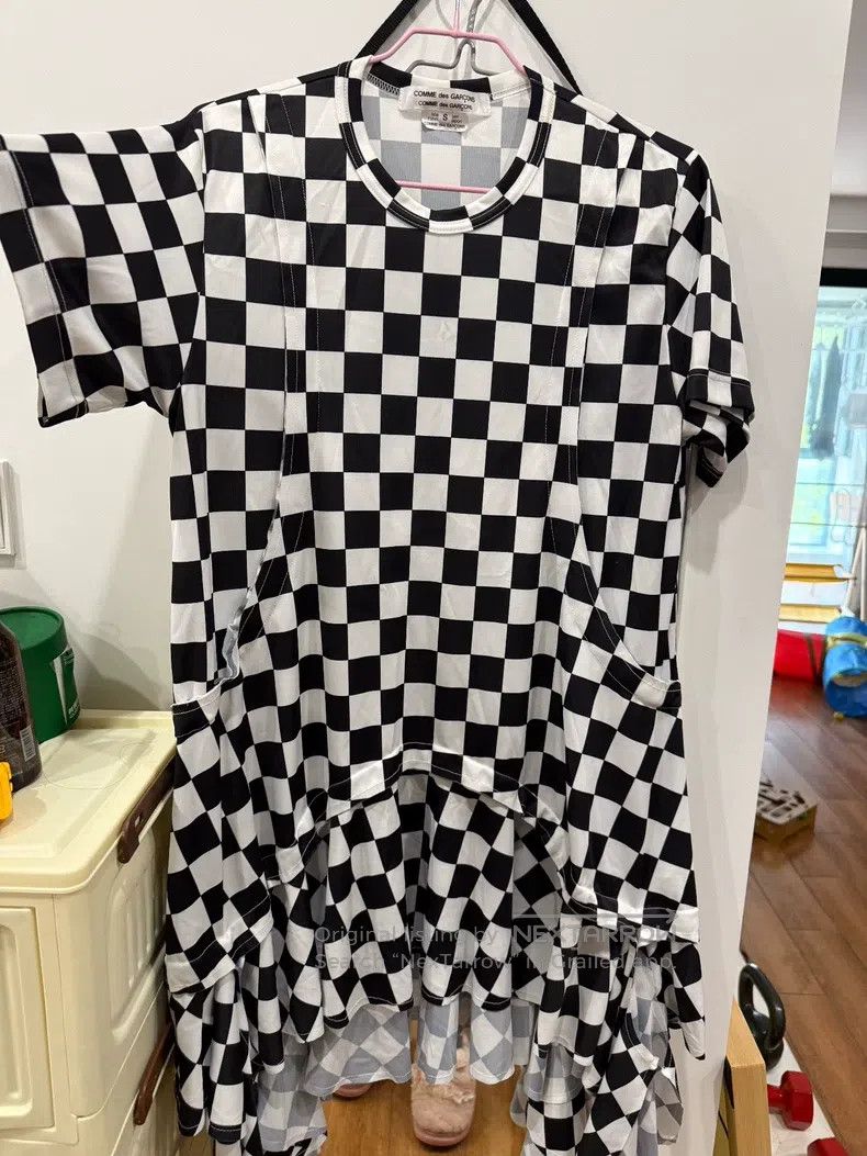 Comme Des Garcons Checkered Short Sleeve