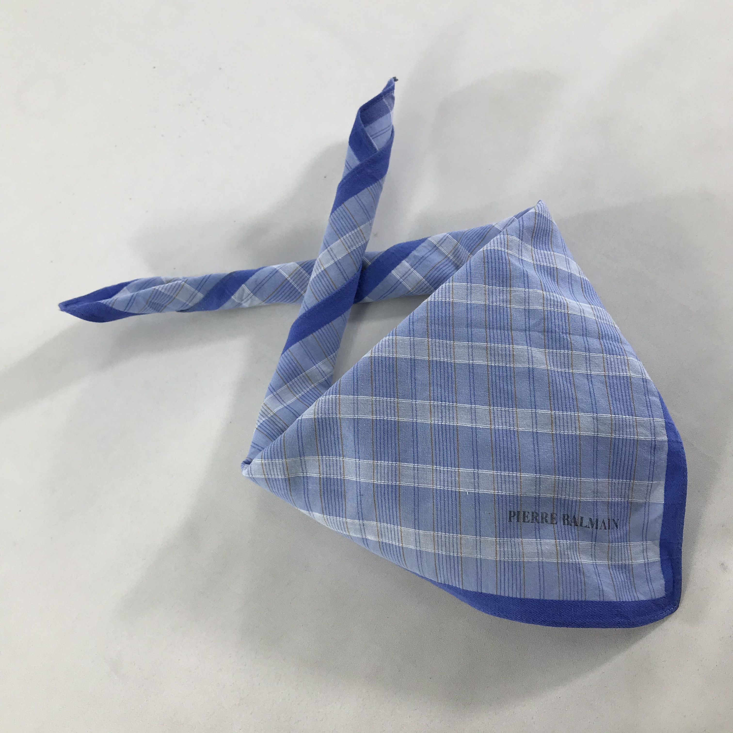 Pierre Balmain × Vintage Pierre Balmain Bandana / Handkerchief / Neckerchief - S1701 Size ONE SIZE - 4 Thumbnail