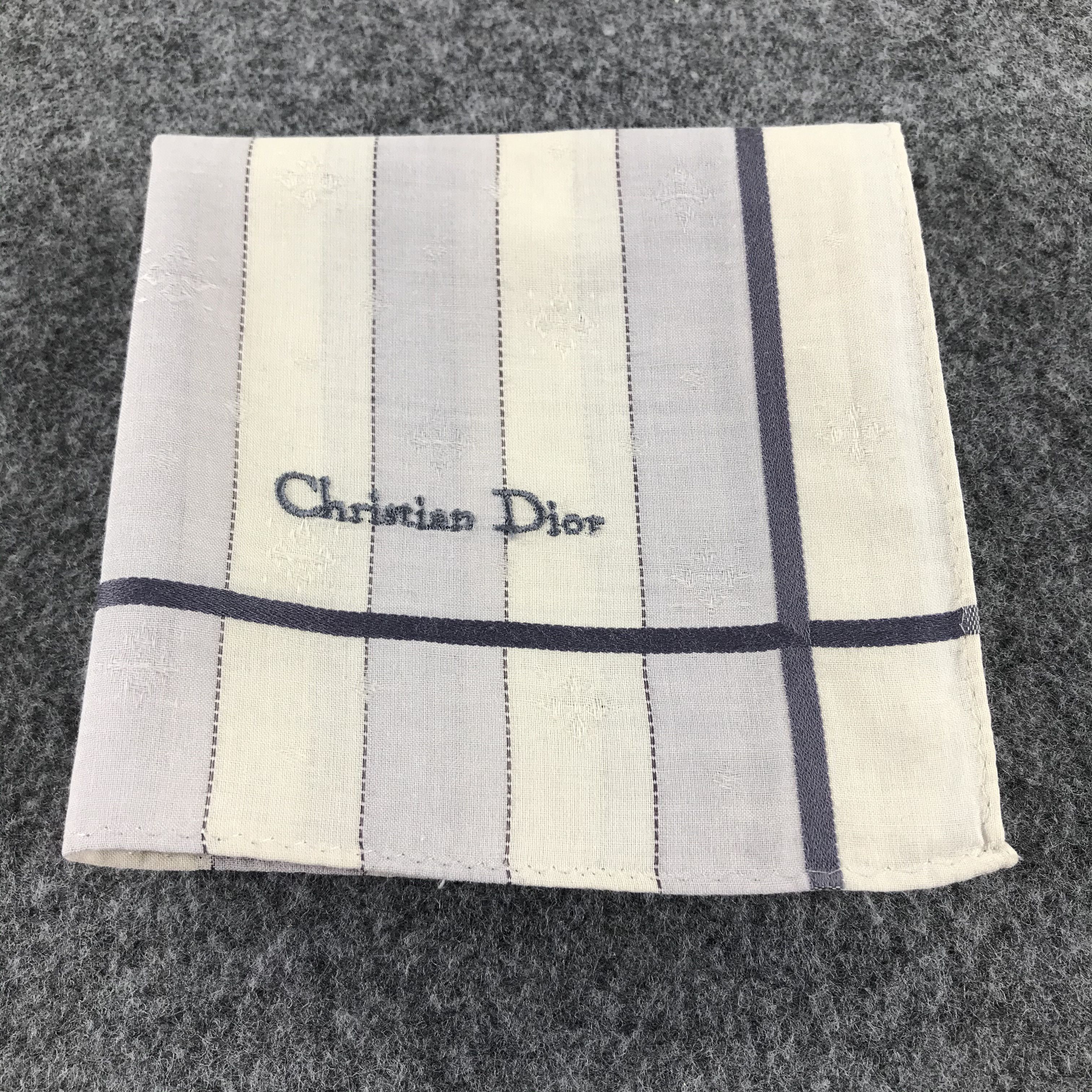 Christian Dior Monsieur Christian Dior Handkerchief Neckerchief Bandana H314 Size ONE SIZE - 9 Thumbnail