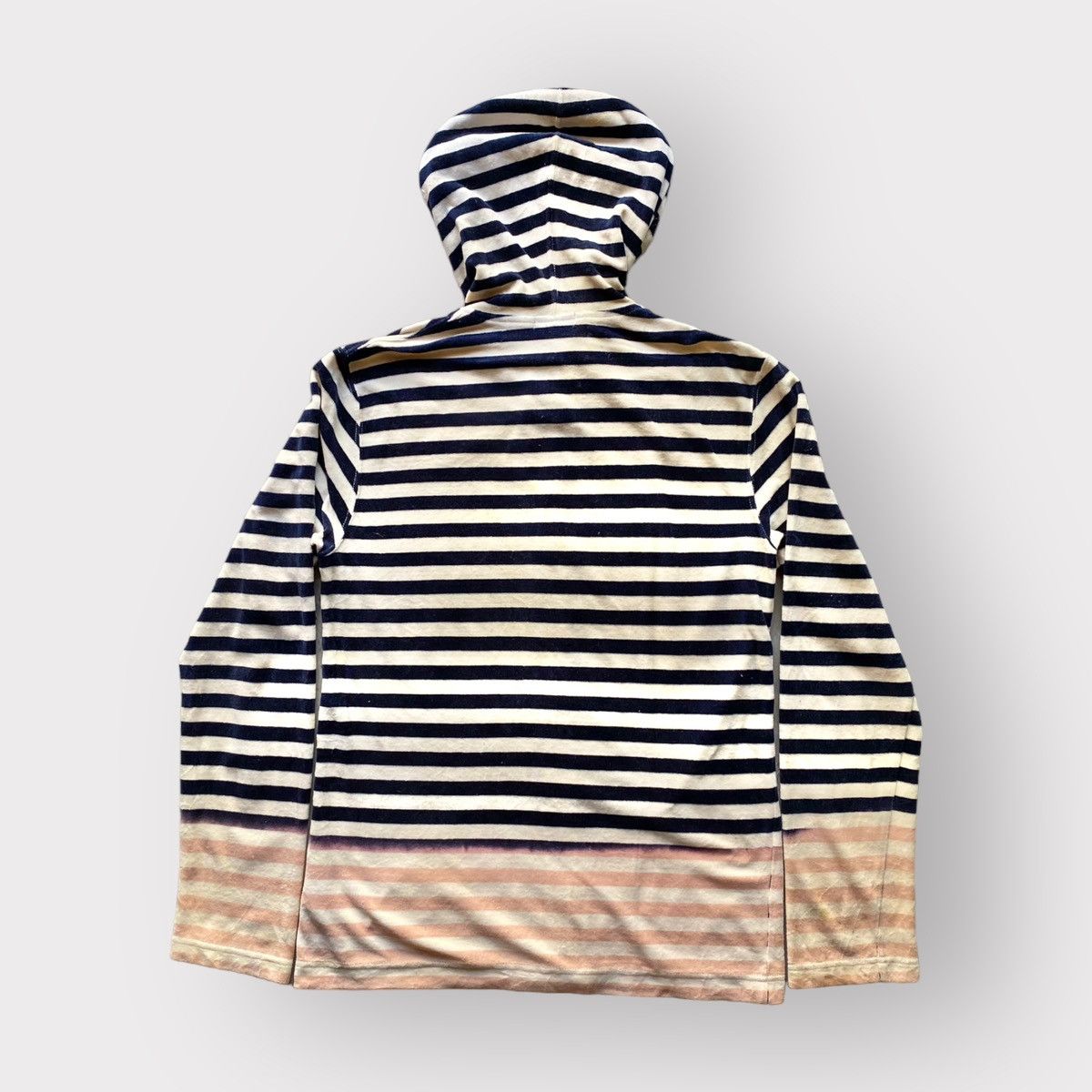 Comme des Garcons AW11 Velour Dip Dyed Hoodie Size US S / EU 44-46 / 1 - 3 Thumbnail