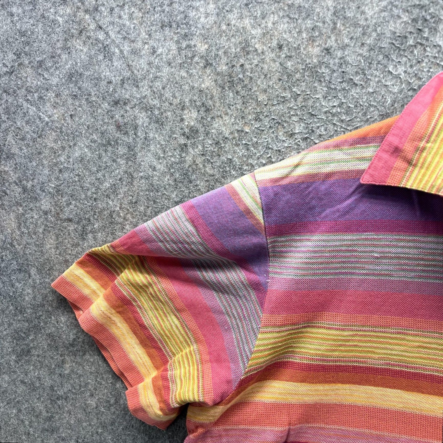 Robert Graham Robert Graham Polo Shirt Mens Medium Multicolor Stripe Short Sleeve Casual Wear RARE Size US M / EU 48-50 / 2 - 6 Thumbnail