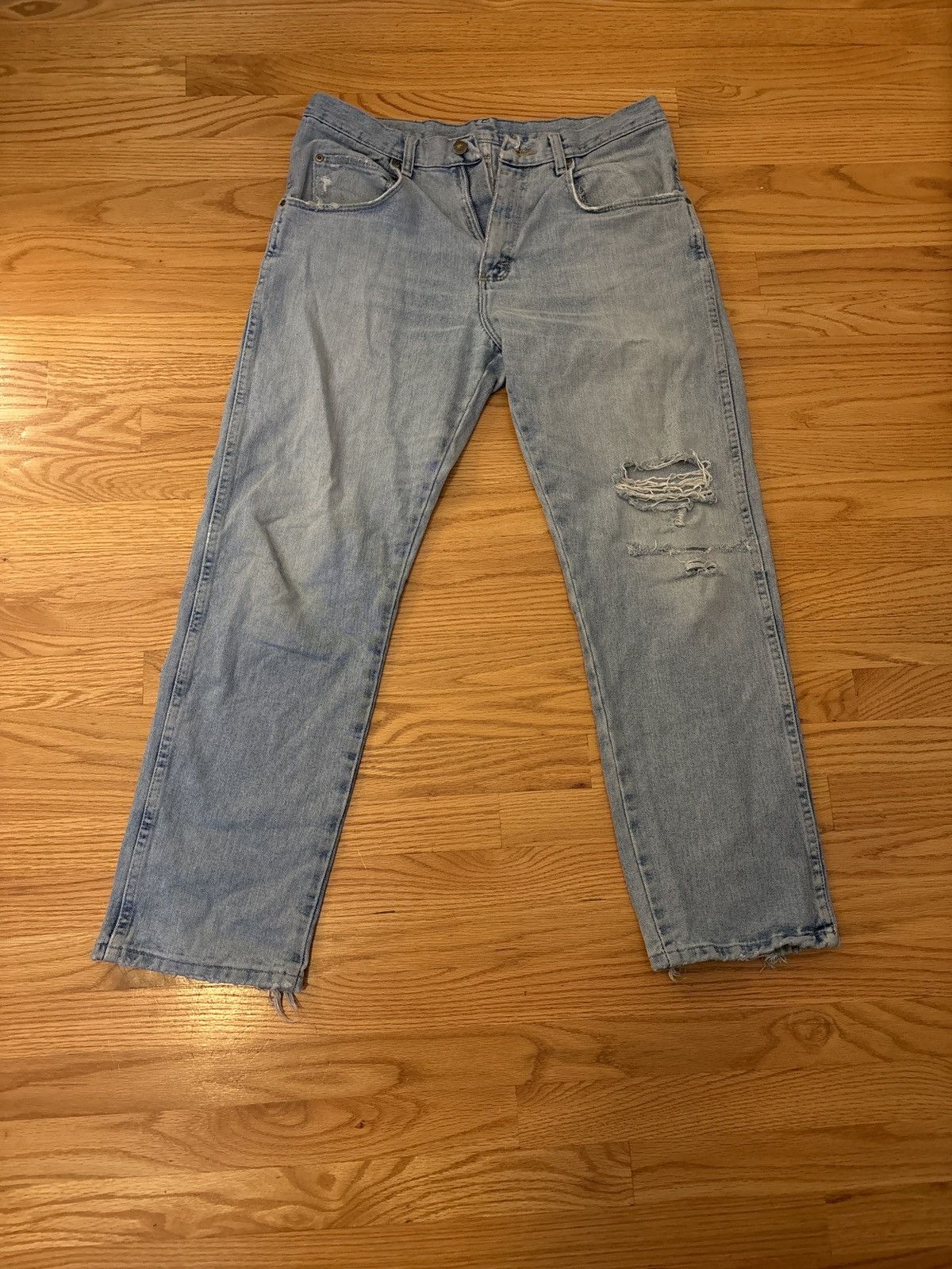 Wrangler Light Wash Wrangler Denim Size US 32 / EU 48 - 1 Thumbnail